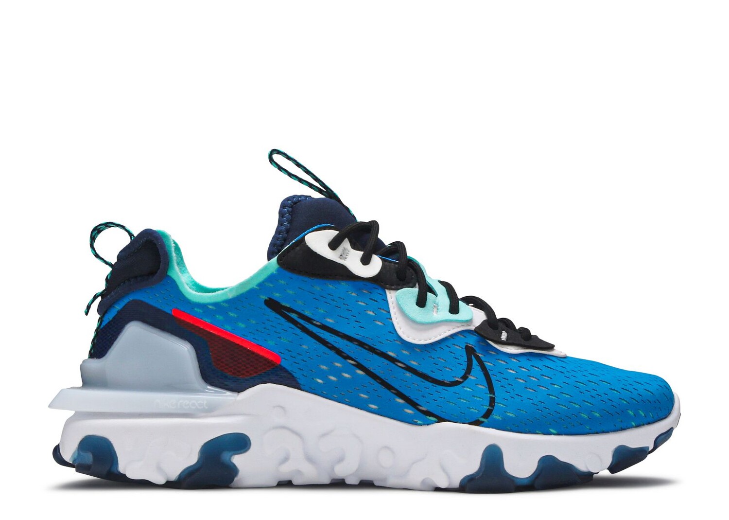 

Кроссовки Nike React Vision 'Photo Blue', синий