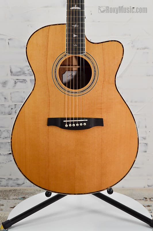 Акустическая гитара PRS SE A40E Angelus Cutaway Acoustic Electric Guitar Natural w/Case цена и фото