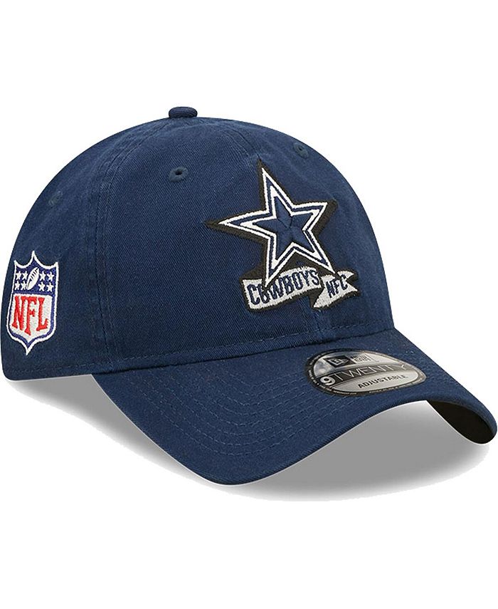 цена Гибкая кепка Big Boys Navy Dallas Cowboys Sideline 9Twenty New Era, синий