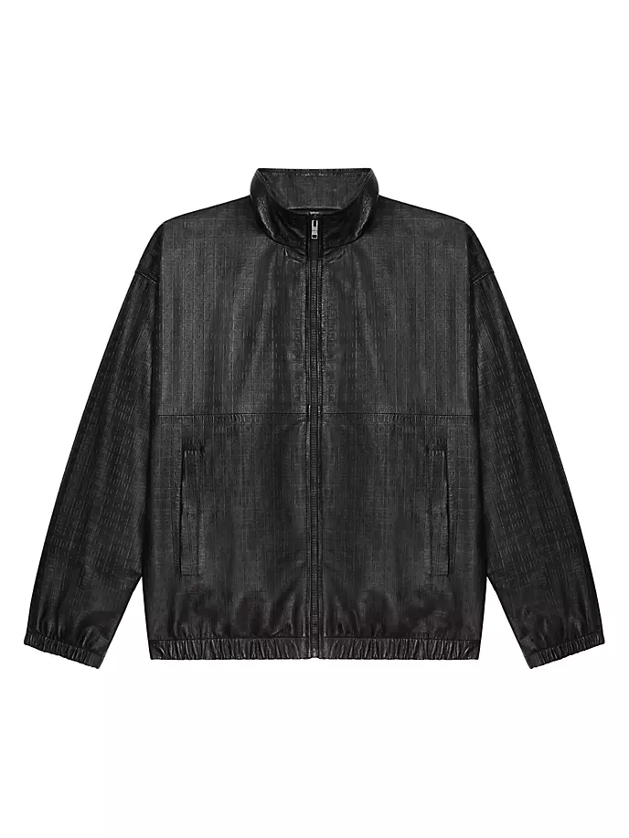 

Спортивная куртка из кожи 4G Givenchy, черный