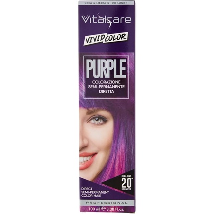 Полуперманентная краска для волос Vivid Professional - Фиолетовый, Vitalcare фото