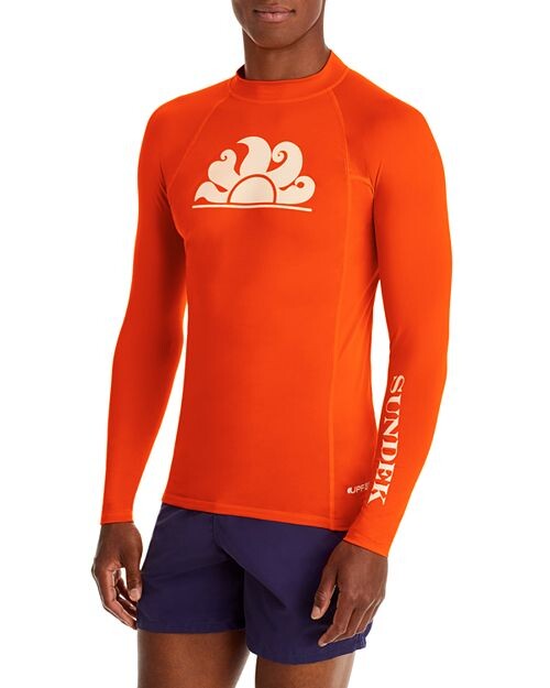 

Рашгард Regular Fit 50+ UPF с длинным рукавом SUNDEK, цвет Orange
