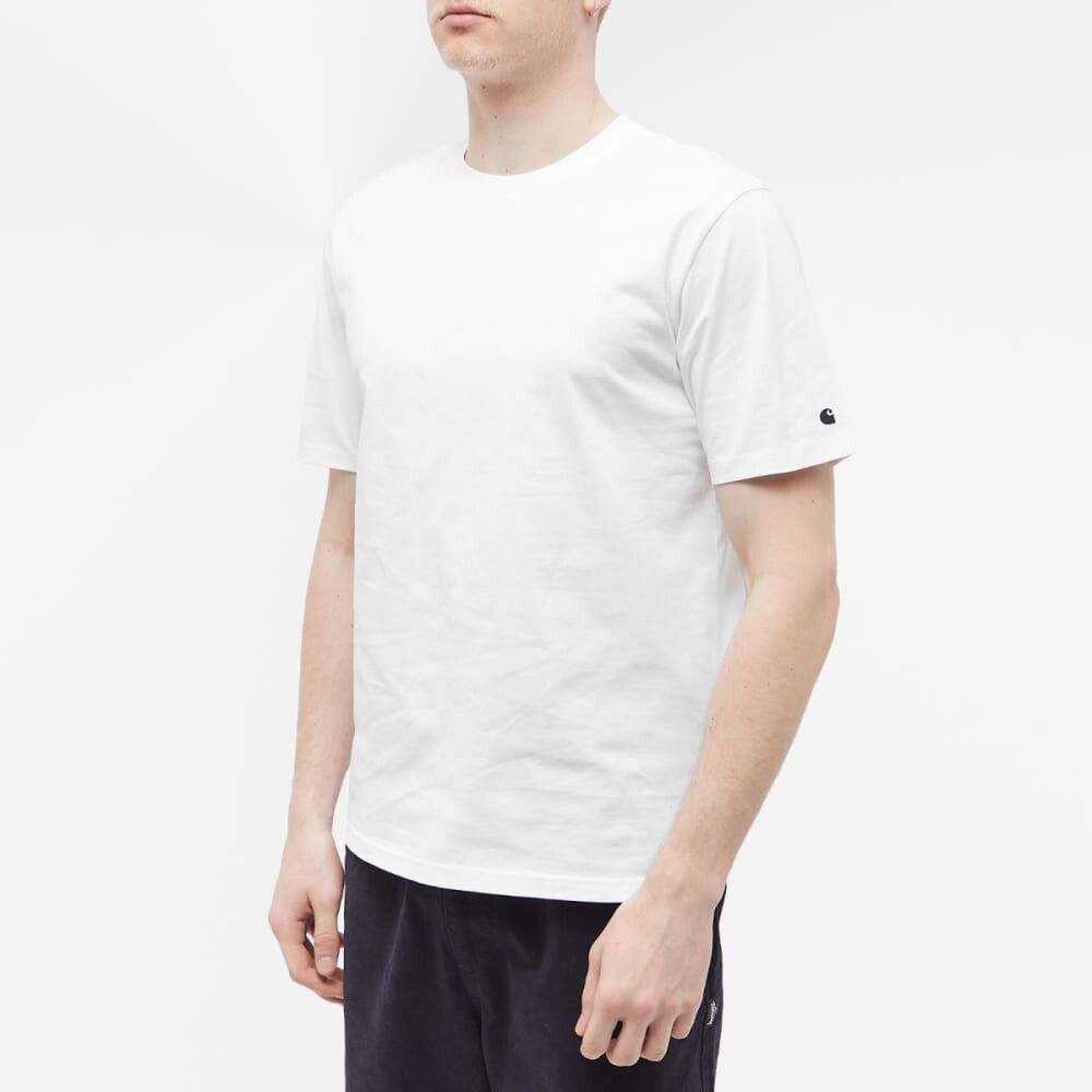 

Футболка Carhartt WIP Base, белый/черный