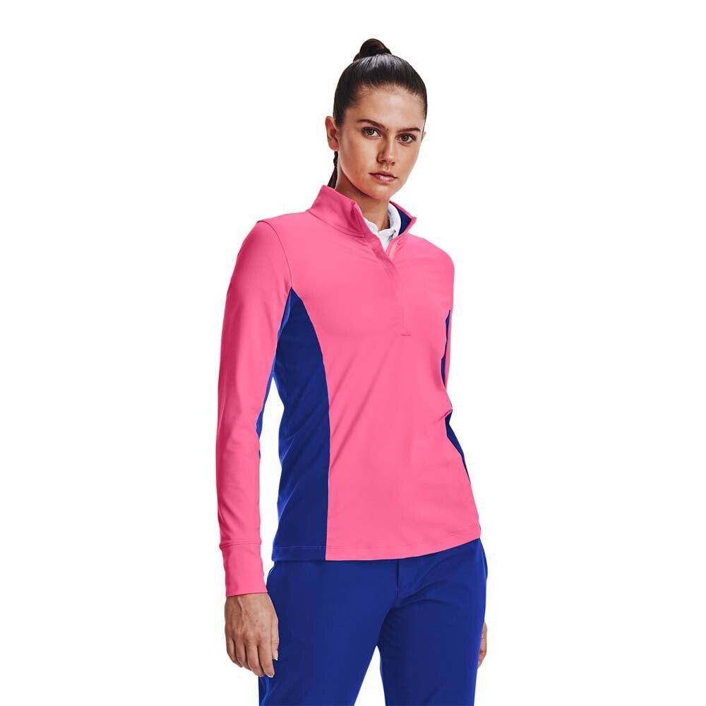 Толстовка Under Armour Golf Storm Midlayer Half Zip, розовый свитшот under armour размер xl розовый