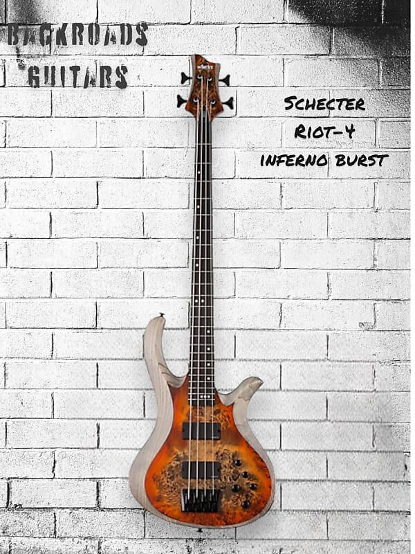 

Басс гитара Schecter Riot-4 Bass in Inferno Burst