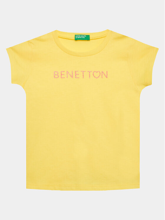 

Футболка стандартного кроя United Colors Of Benetton, желтый