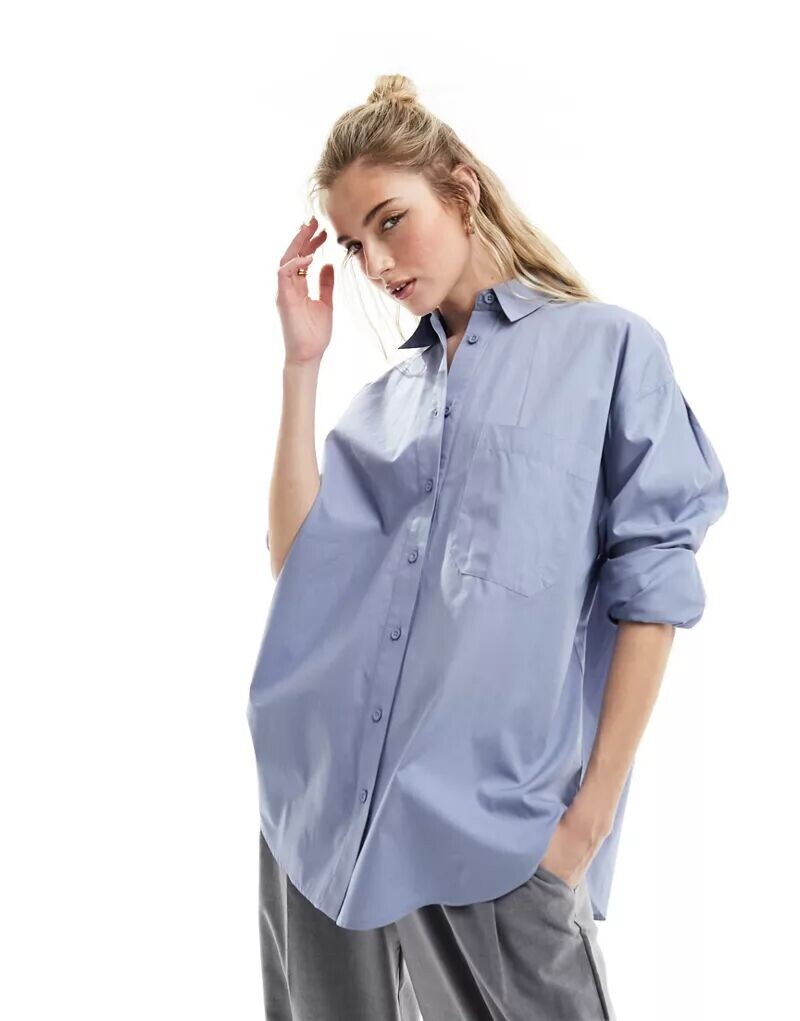 

Голубая оксфордская рубашка ASOS