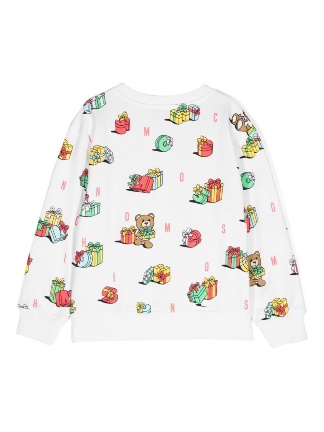 

Moschino Kids толстовка с декором Teddy Bear, белый