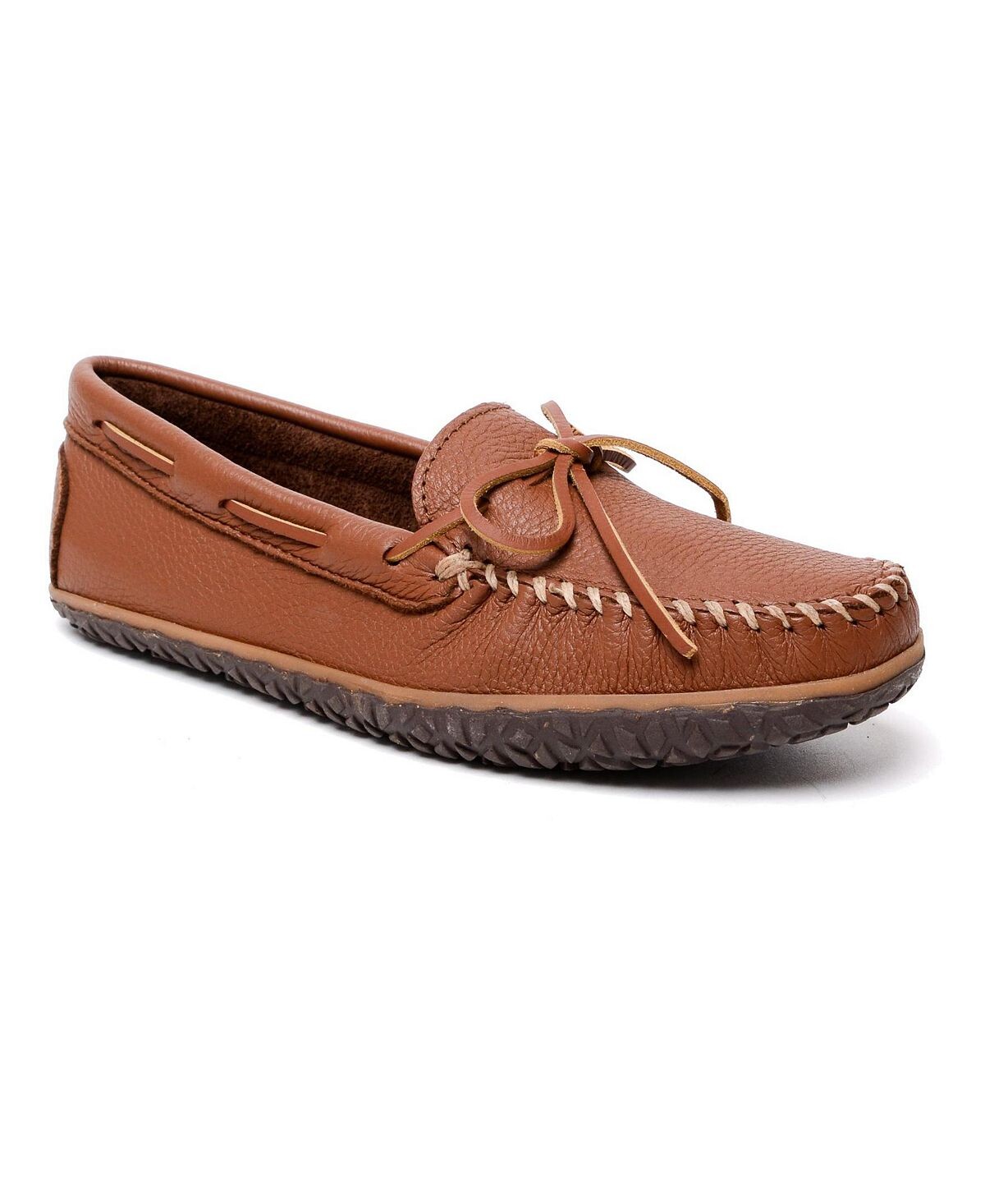 

Мужские слипоны с протектором из лосиной кожи Minnetonka