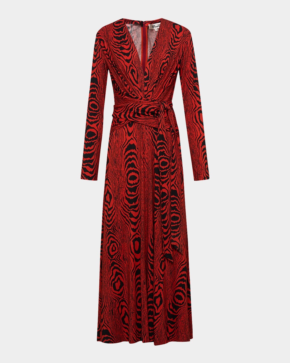 

Платье миди Dorothee с принтом Woodgrain Diane Von Furstenberg, цвет Wood Grain Red