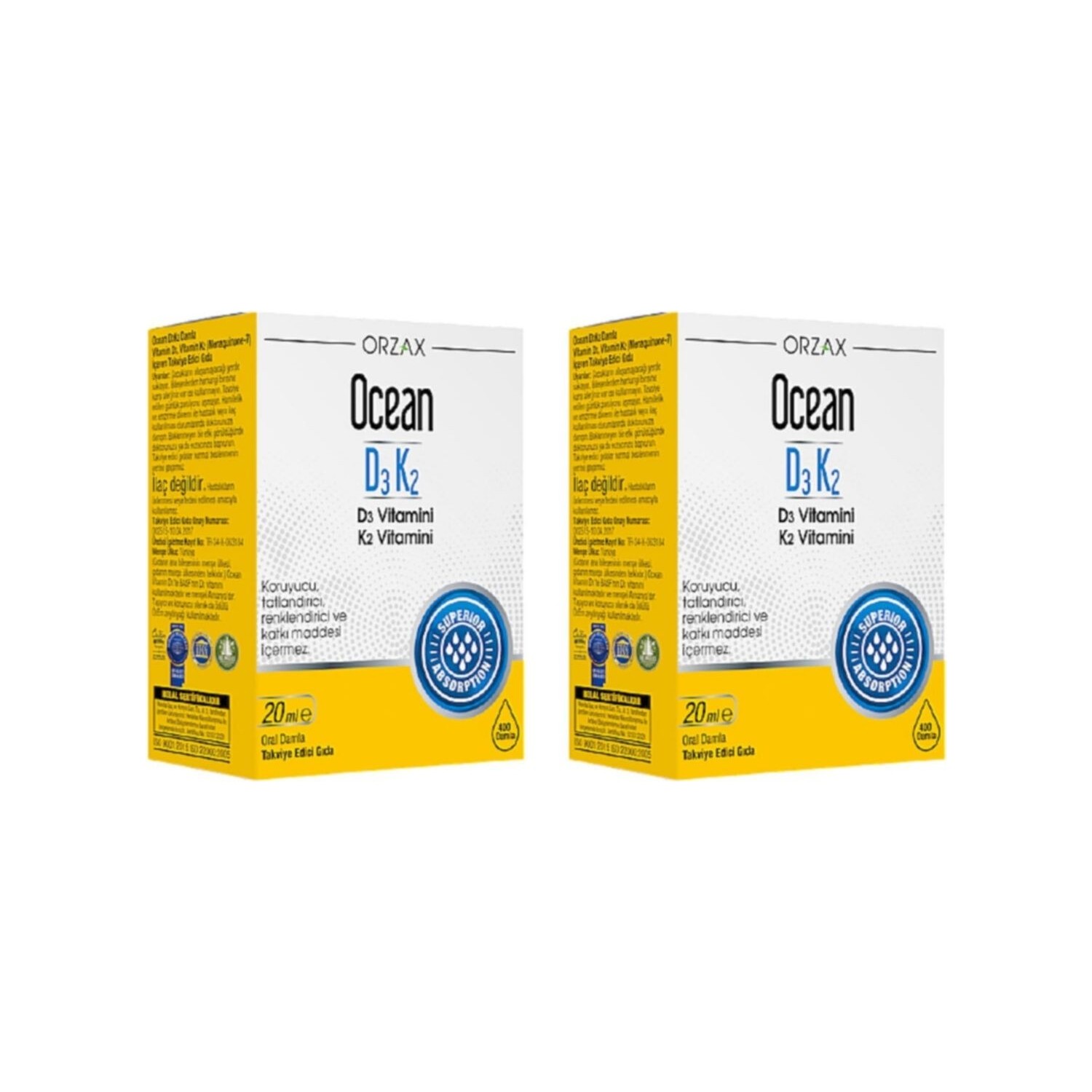 Витамин K2 / D3 Ocean, 2 упаковки ocean home set of 4 navy blue striped printed storage bags ocean home
