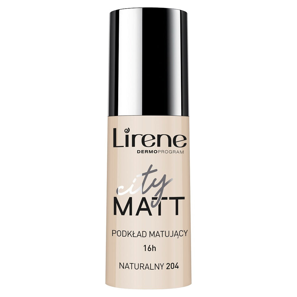

Lirene Матирующая основа для лица City Matt 204 Natural 30мл