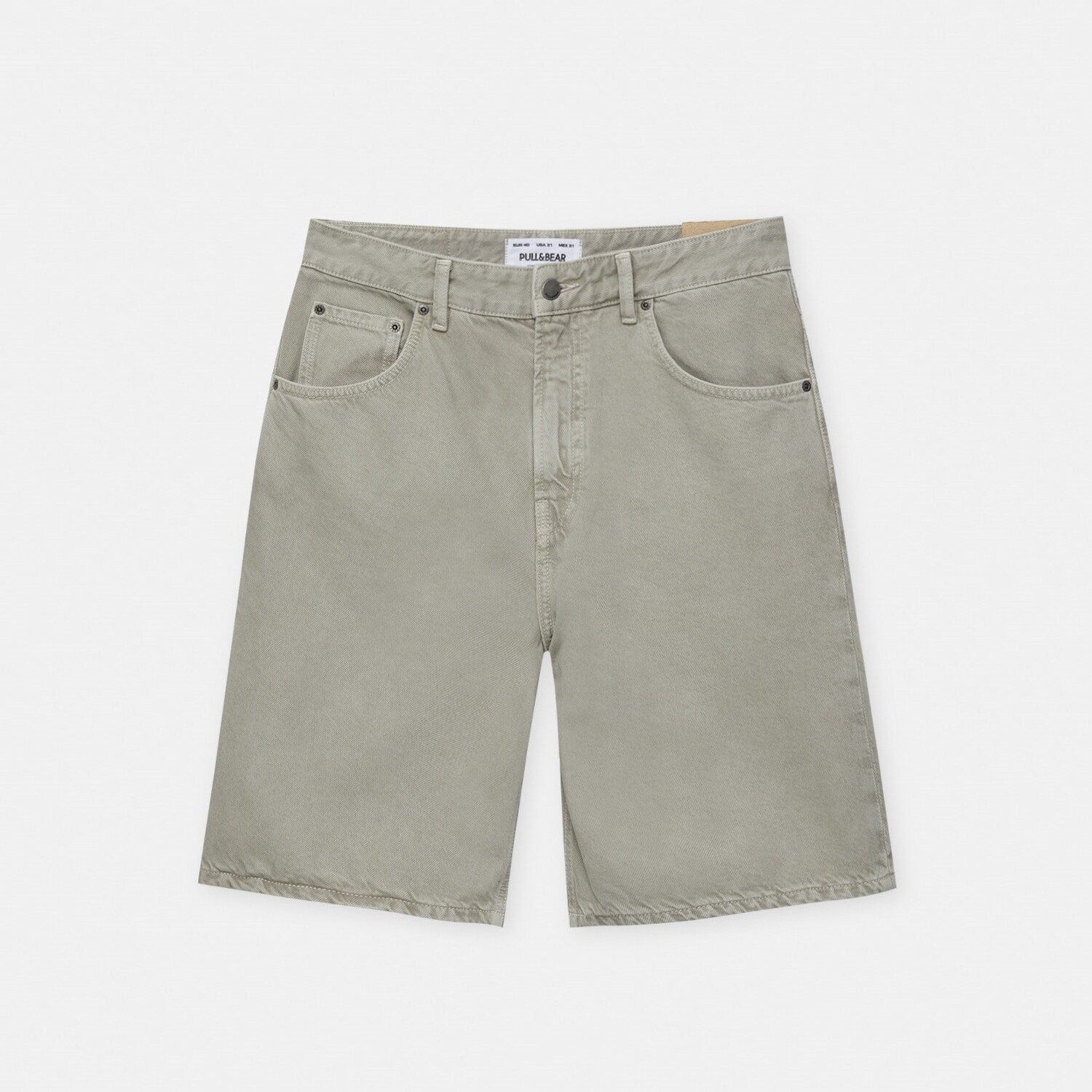 

Шорты Pull&Bear Baggy Khaki Denim, хаки