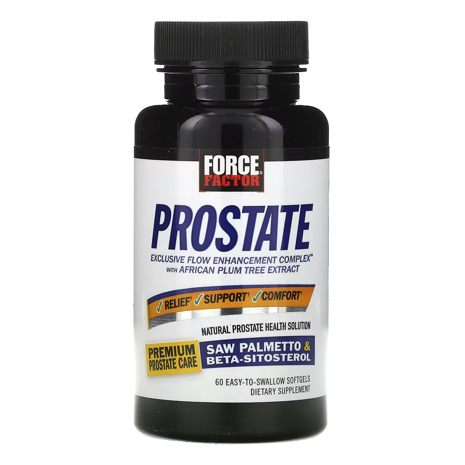 Force Factor, Prostate, натуральное средство для здоровья простаты, 60  удобных капсул – заказать с доставкой из-за рубежа через онлайн-сервис  «CDEK.Shopping»