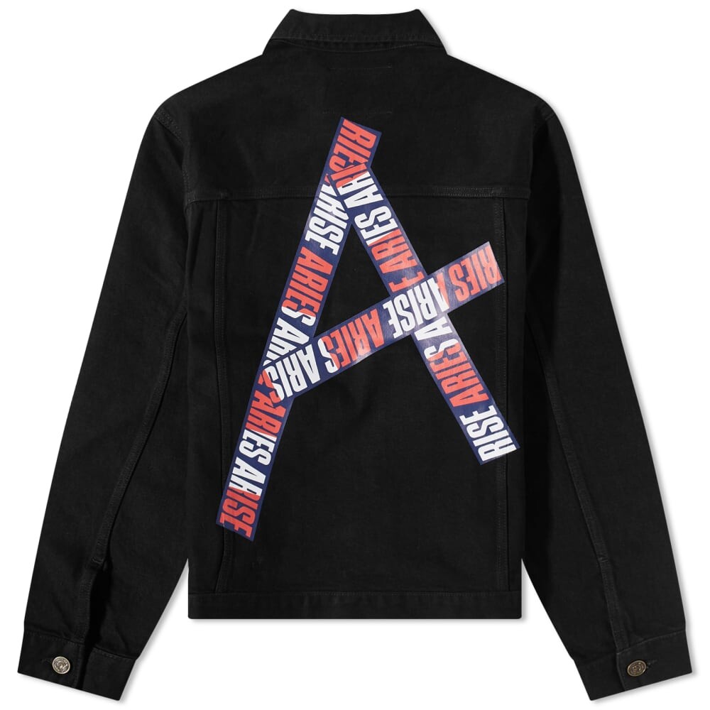 

Джинсовая куртка с тесьмой из коллаборации с Aries Tommy Jeans, Черный