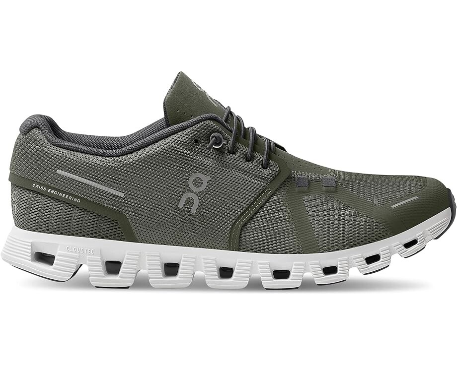 

Кроссовки On Cloud 5, цвет Olive/White