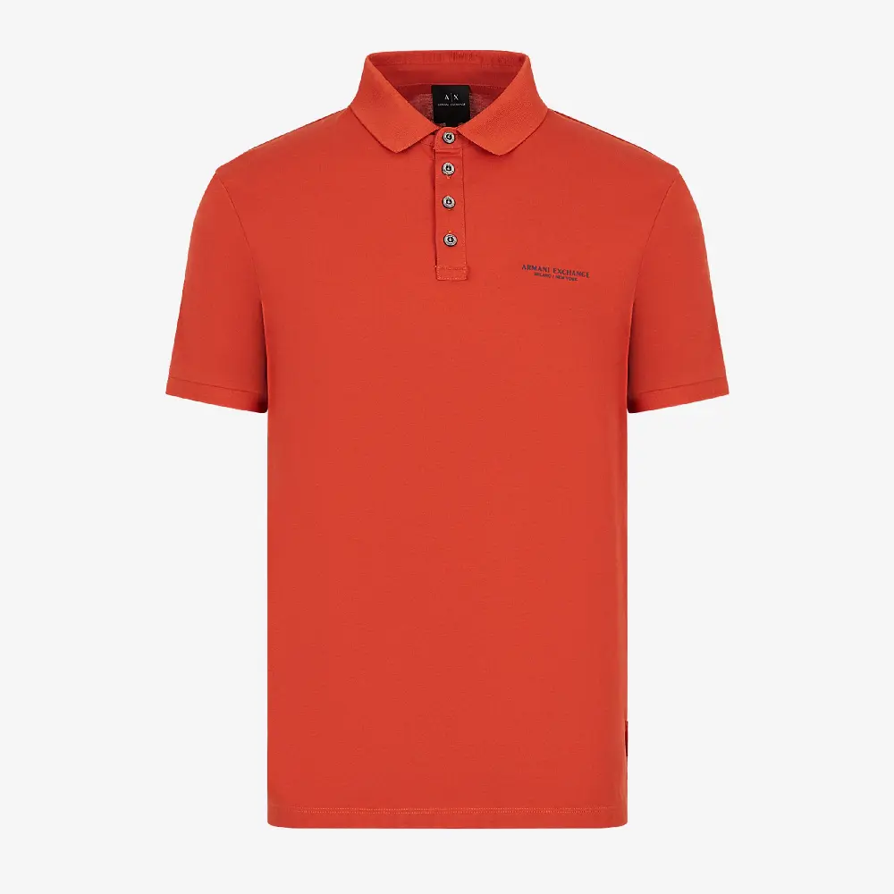

Футболка поло Armani Exchange Milano New York Cotton, оранжевый