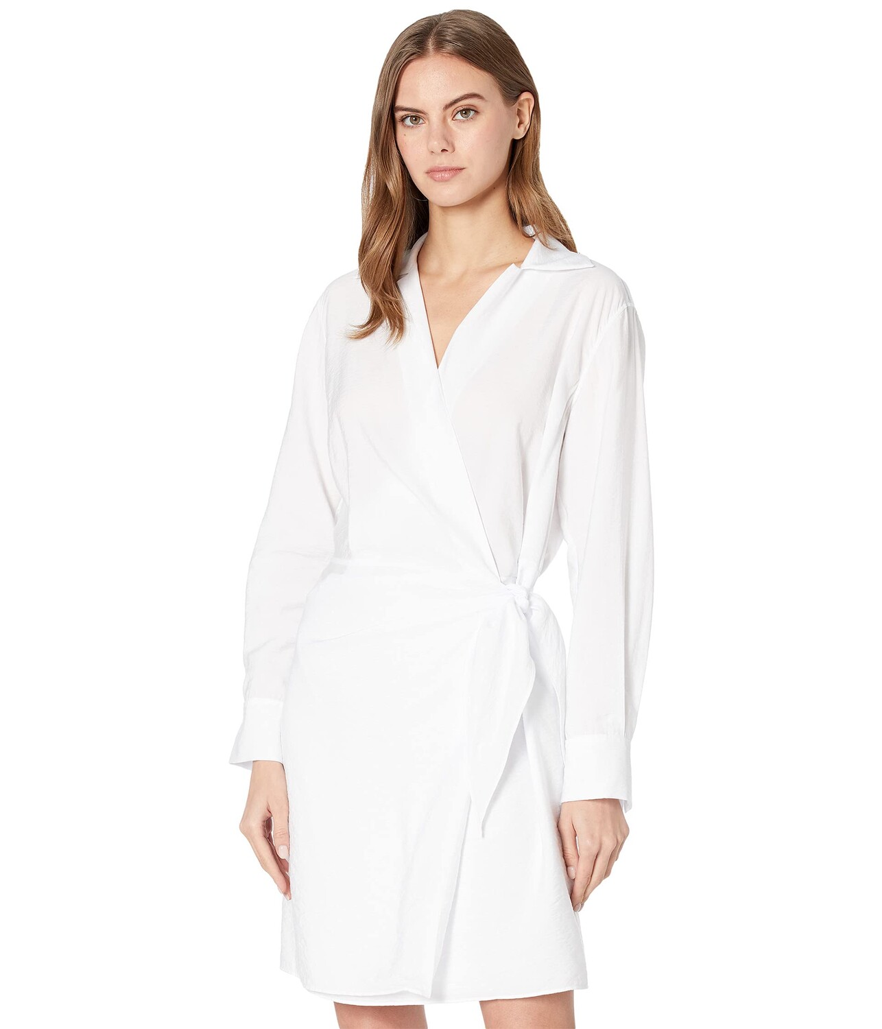 

Платье Vince, Long Sleeve Wrap Shirtdress