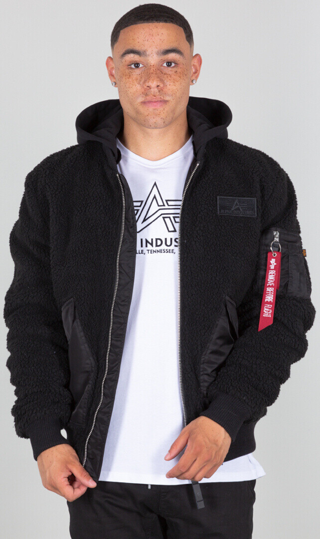 

Балахон Alpha Industries CWU Zip Teddy, черный