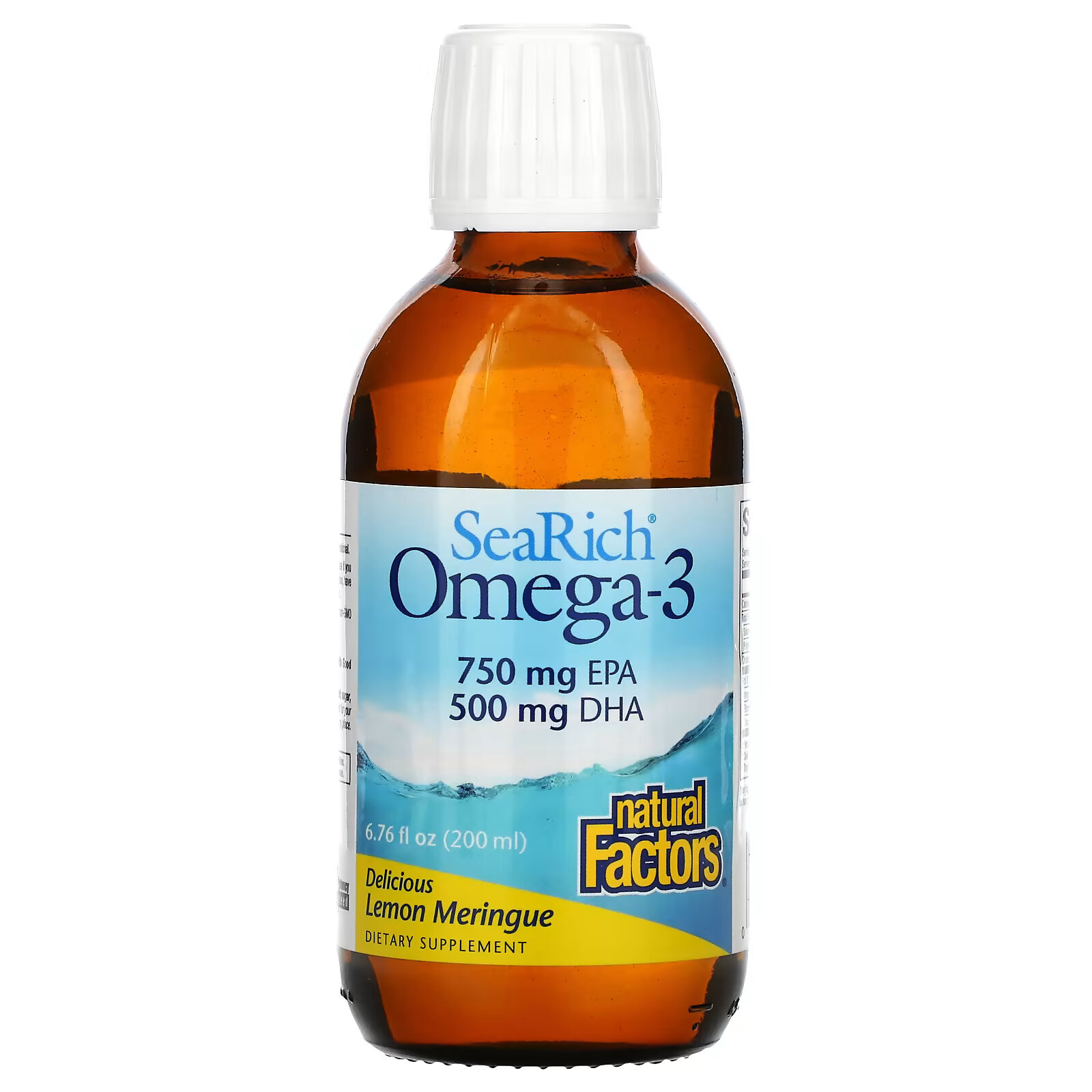 Natural Factors Omega-3 SeaRich, 200 мл natural factors searich omega 3 с витамином d3 вкусная лимонная безе 200 мл 6 76 жидк унции