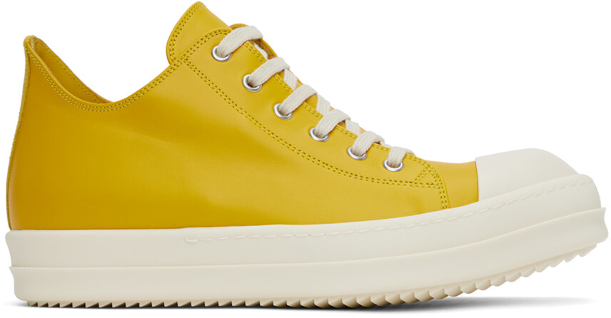 

Желтые низкие кеды Rick Owens