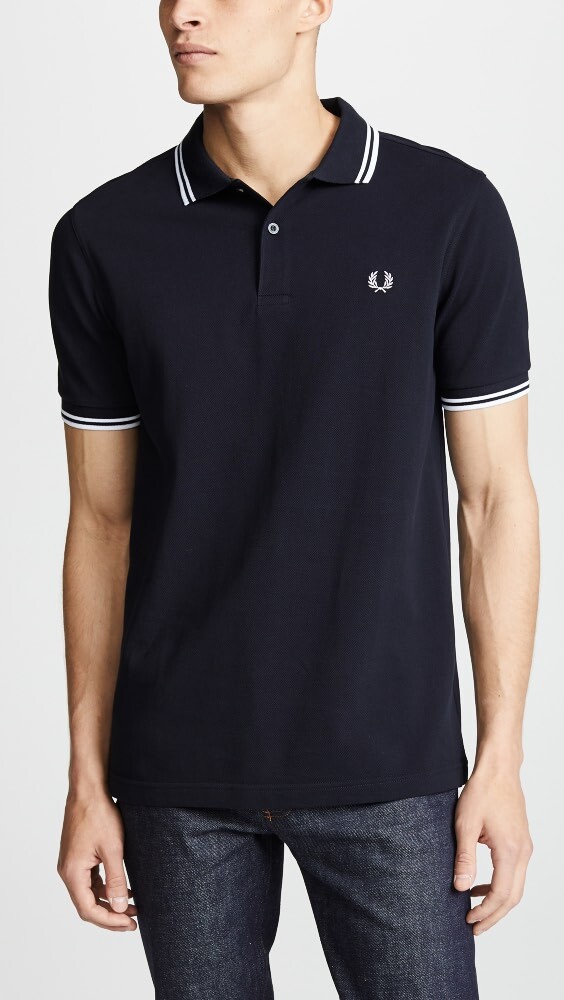 

Рубашка Fred Perry Twin Tipped Fred Perry, нави