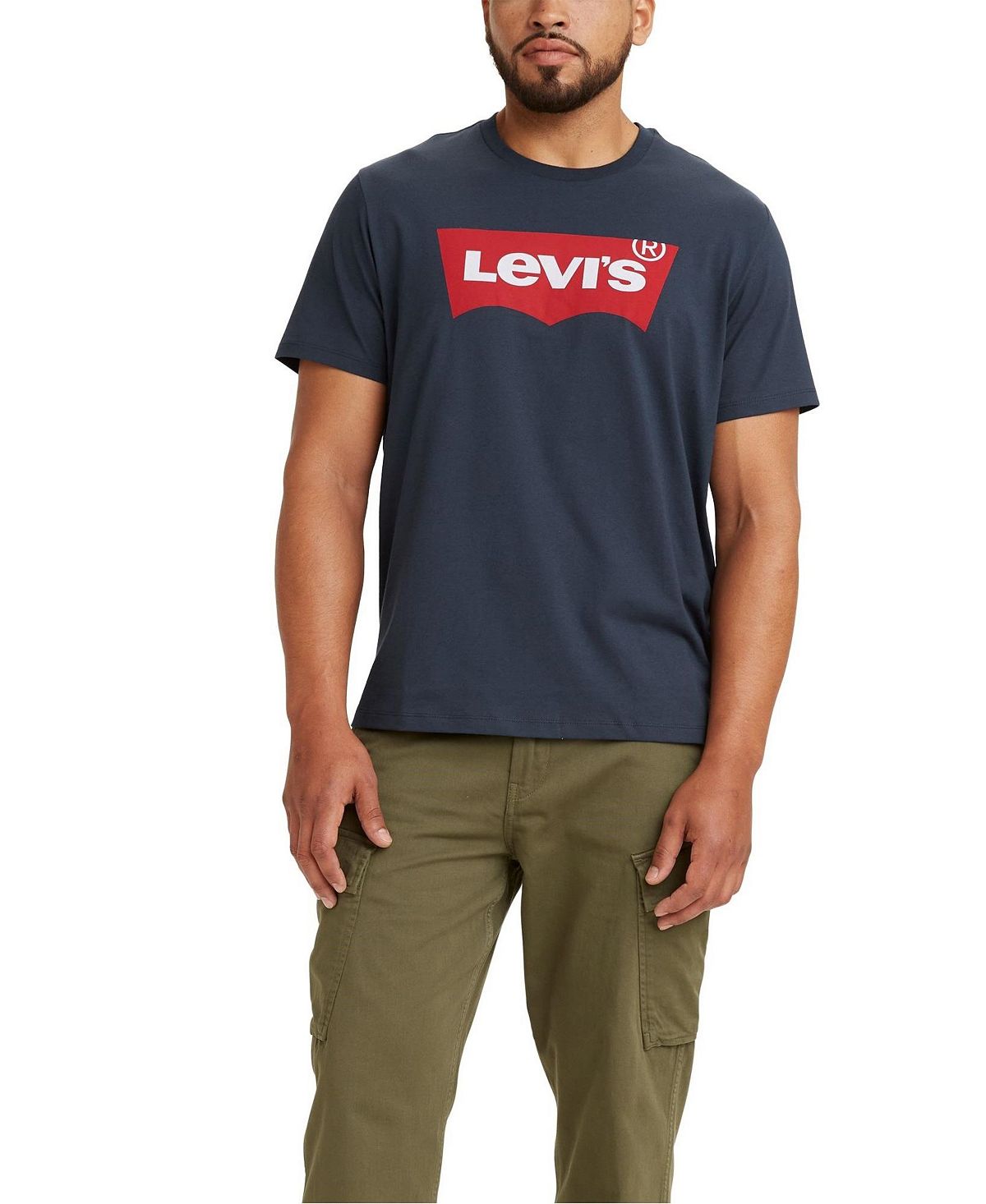 Мужская футболка с коротким рукавом и логотипом batwing Levi's, мульти 2022 f1 футболка мужская формула один водитель 33 verstappen печатная мужская и женская мужская футболка с коротким рукавом и логотипом super team