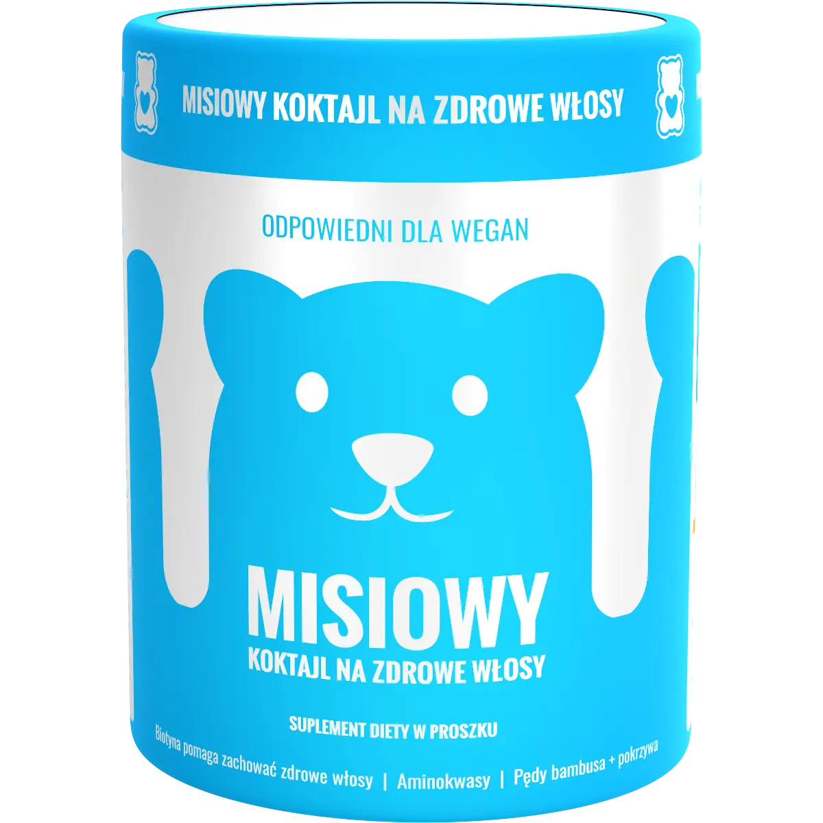 

Noble Health Misiowy koktajl na zdrowe włosy пищевая добавка порошковая с биотином и аминокислотами, 110 г/1 упаковка