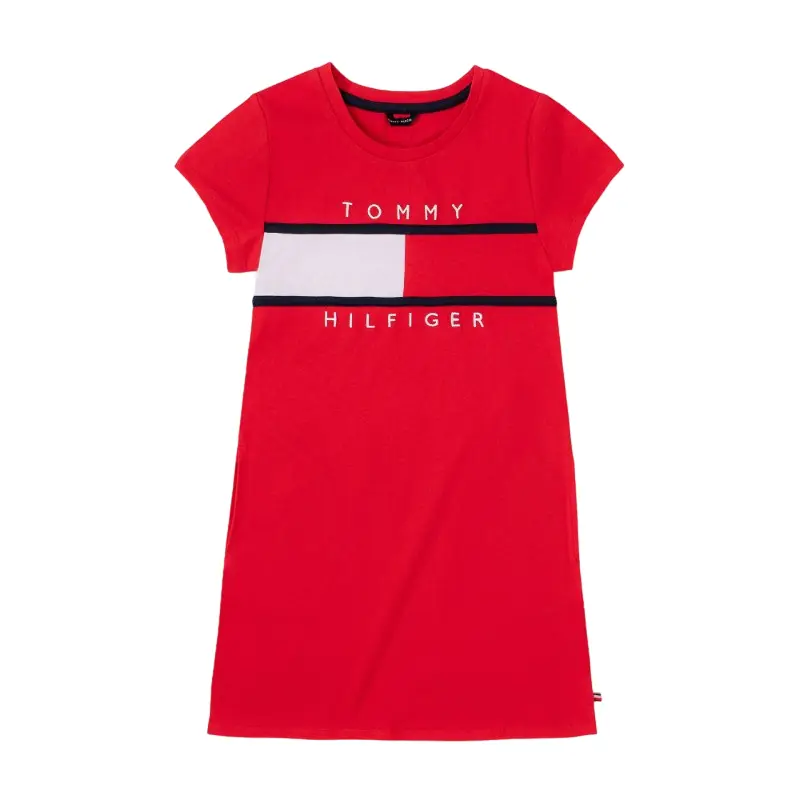 

Платье-футболка Tommy Hilfiger Kids' Flag, красный
