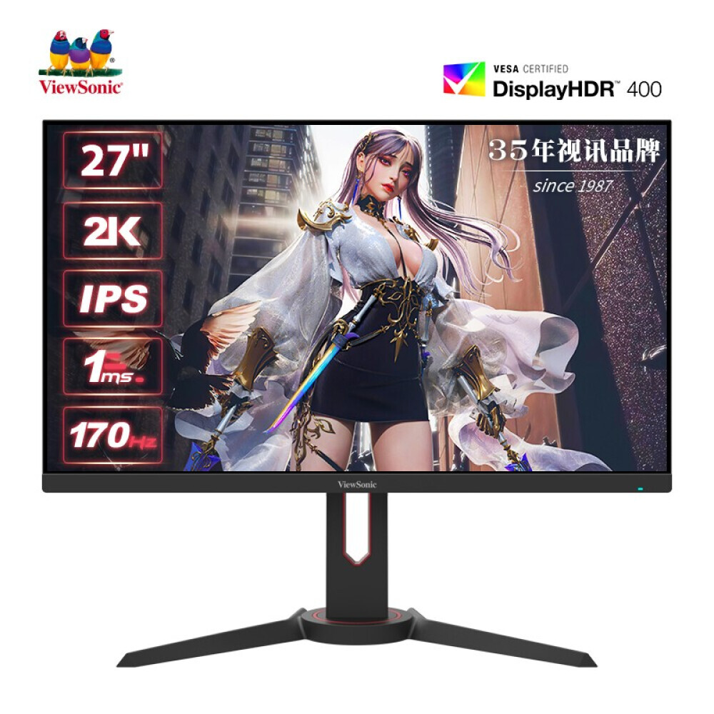 

Монитор ViewSonic VX2719-2KP-HD 27" IPS 2K 170Гц с вращением вверх и вниз