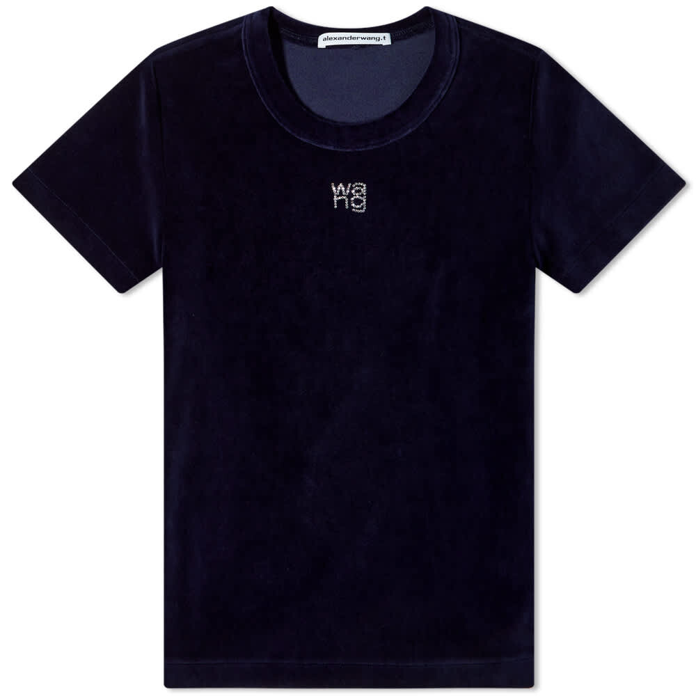 

Футболка Alexander Wang Hotfix Logo Baby Tee