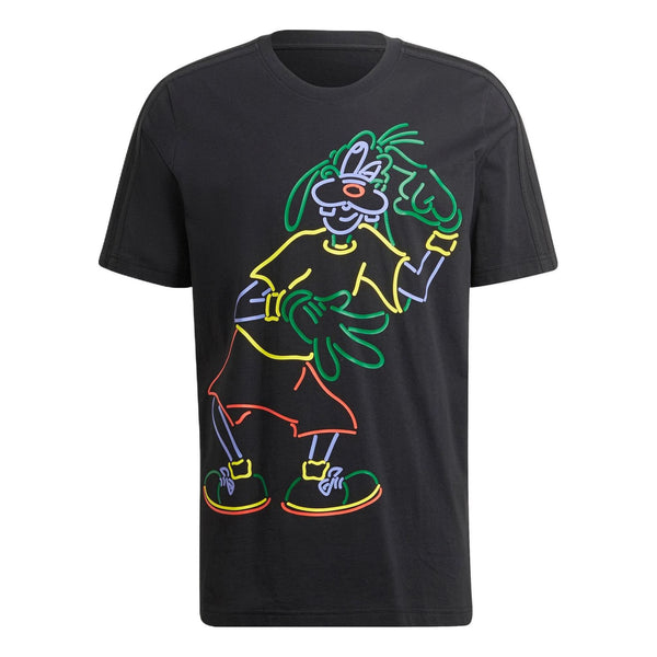 Футболка Adidas originals x Disney Crossover Cartoon Printing Casual Breathable Sports Short Sleeve Black, Черный