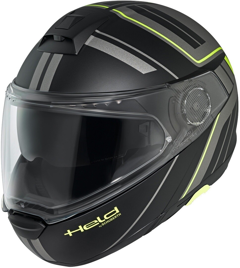 

Шлем Held H-C4/Schuberth C4, черный/желтый
