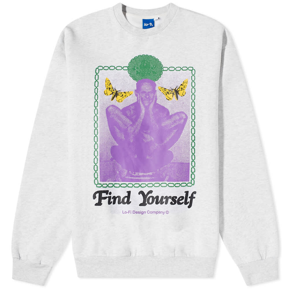 

Толстовка Lo-Fi Find Yourself Crew Sweat, Серый