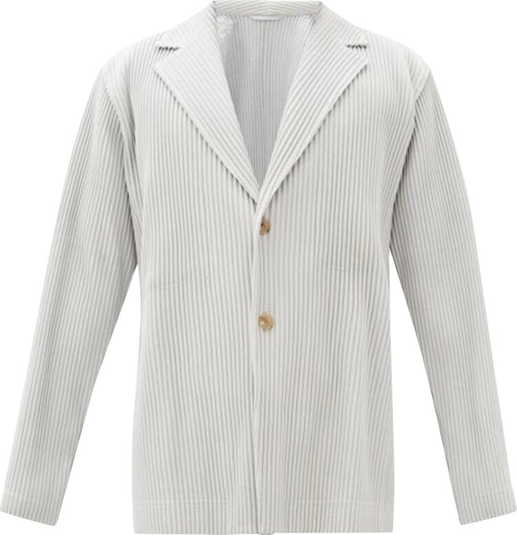 

Куртка Homme Plissé Issey Miyake Pleated Jacket 'Light Grey', серый