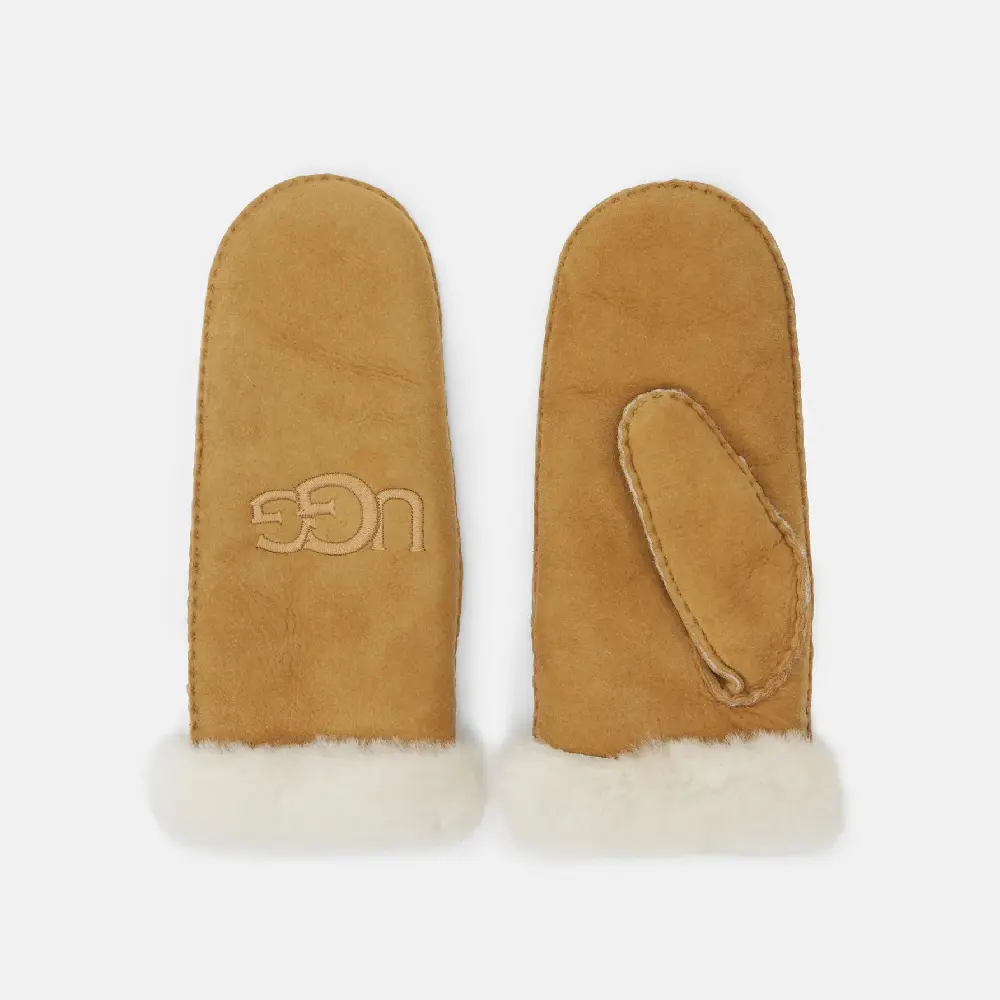 

Варежки Ugg Embroider Mitten, светло-коричневый
