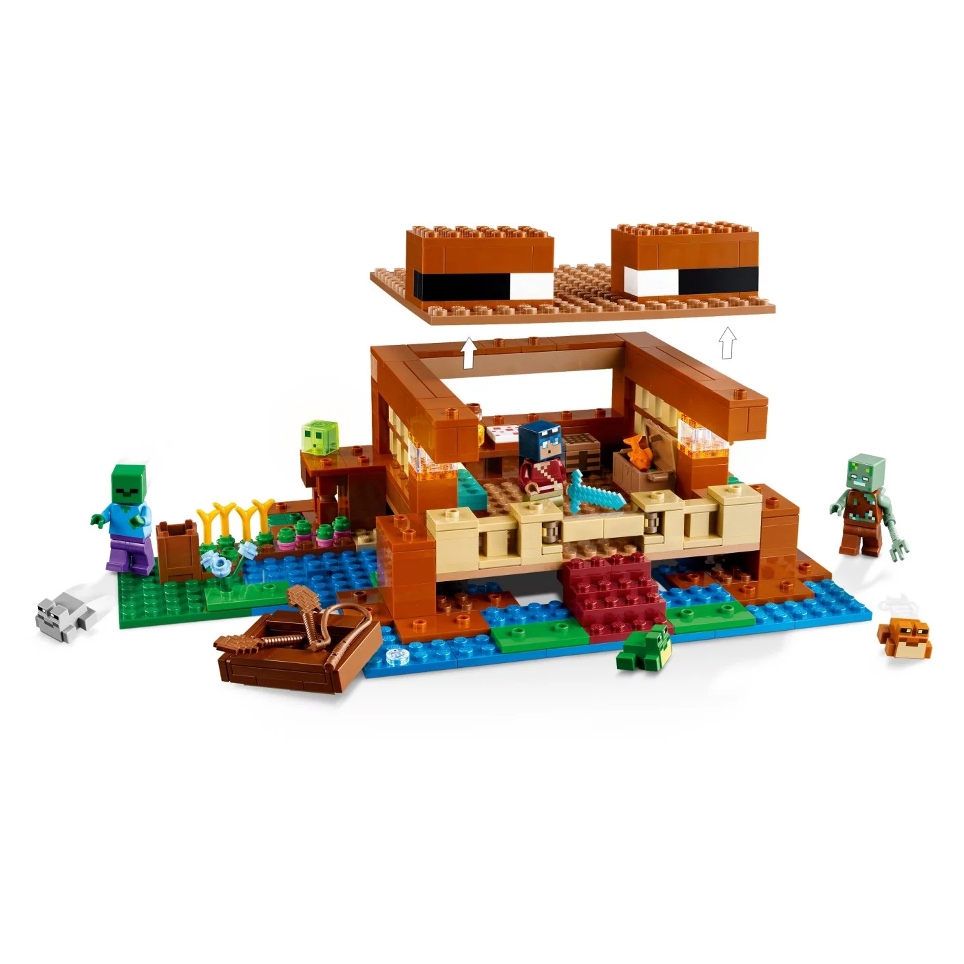 Конструктор Lego Minecraft The Frog House 21256, 400 деталей – купить по  выгодным ценам с доставкой из-за рубежа через сервис «CDEK.Shopping»