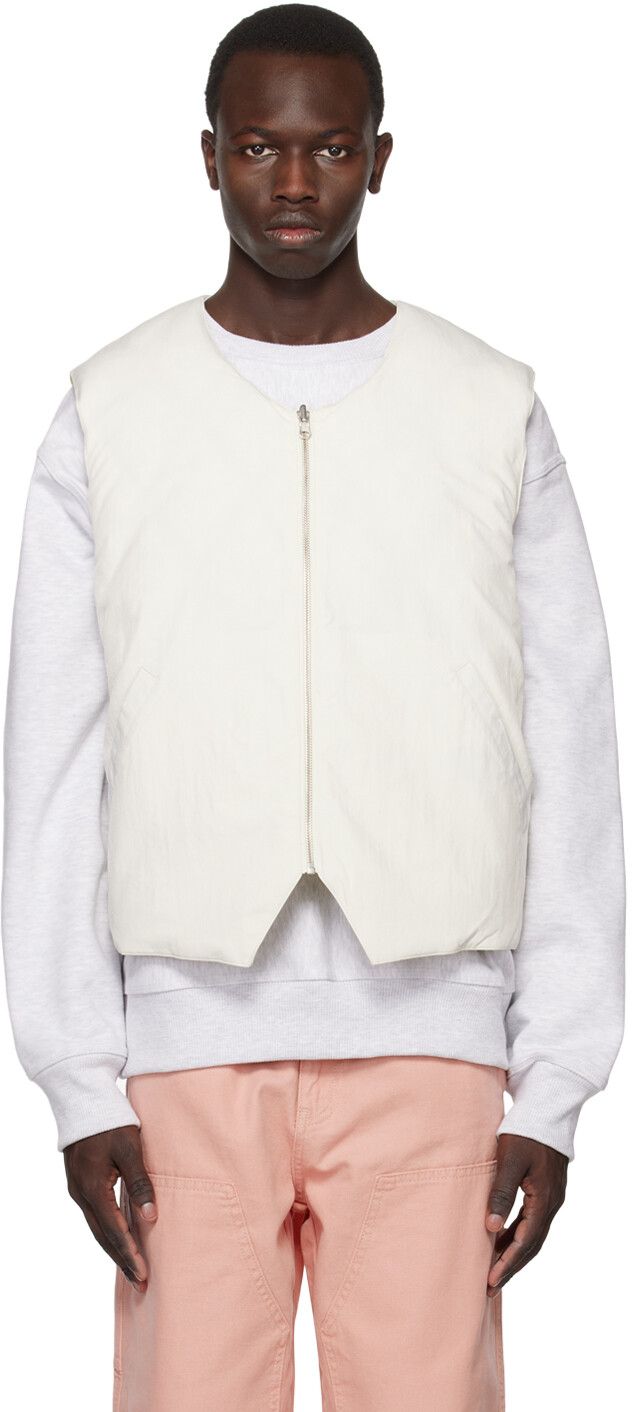 

Двусторонний стеганый пуховый жилет Off-White Stüssy