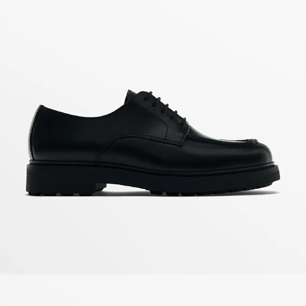 

Туфли Massimo Dutti Moc Toe, черный