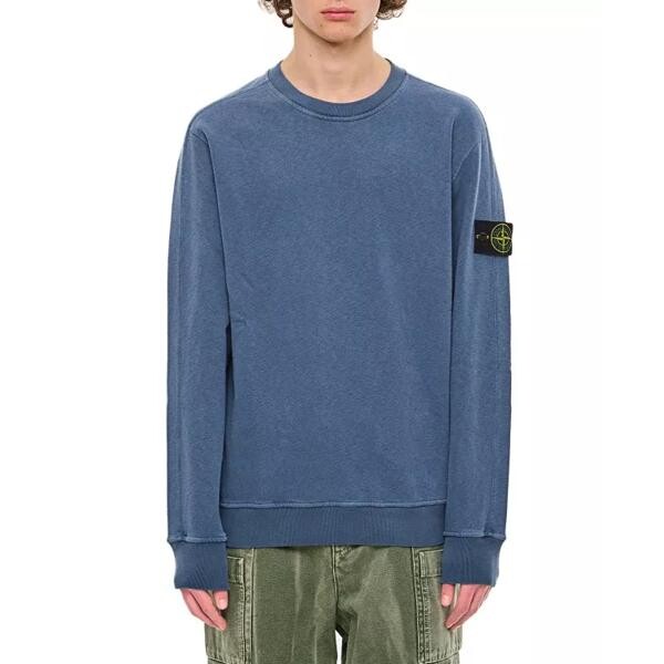 Футболка cotton sweatshirt Stone Island, синий