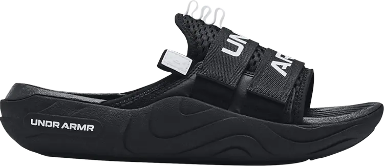 

Сандалии Under Armour Alpha Slide Black White, черный