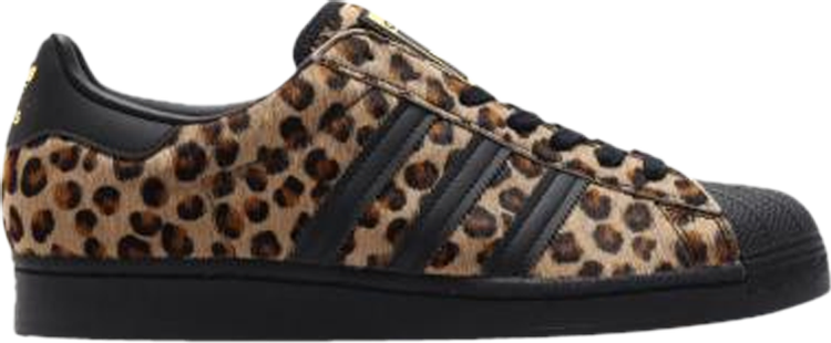 Кроссовки Adidas atmos x Superstar 'Cheetah', коричневый - фото