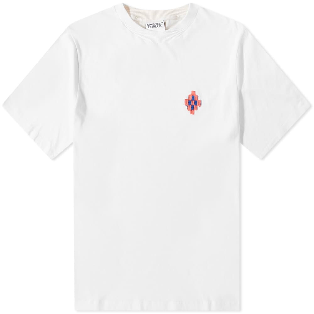 

Футболка Marcelo Burlon Cross Patch Oversized Tee, Белый
