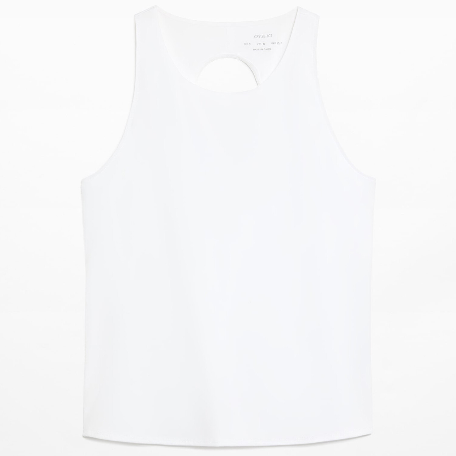 

Футболка Oysho Cross-Back Comfortlux, белый