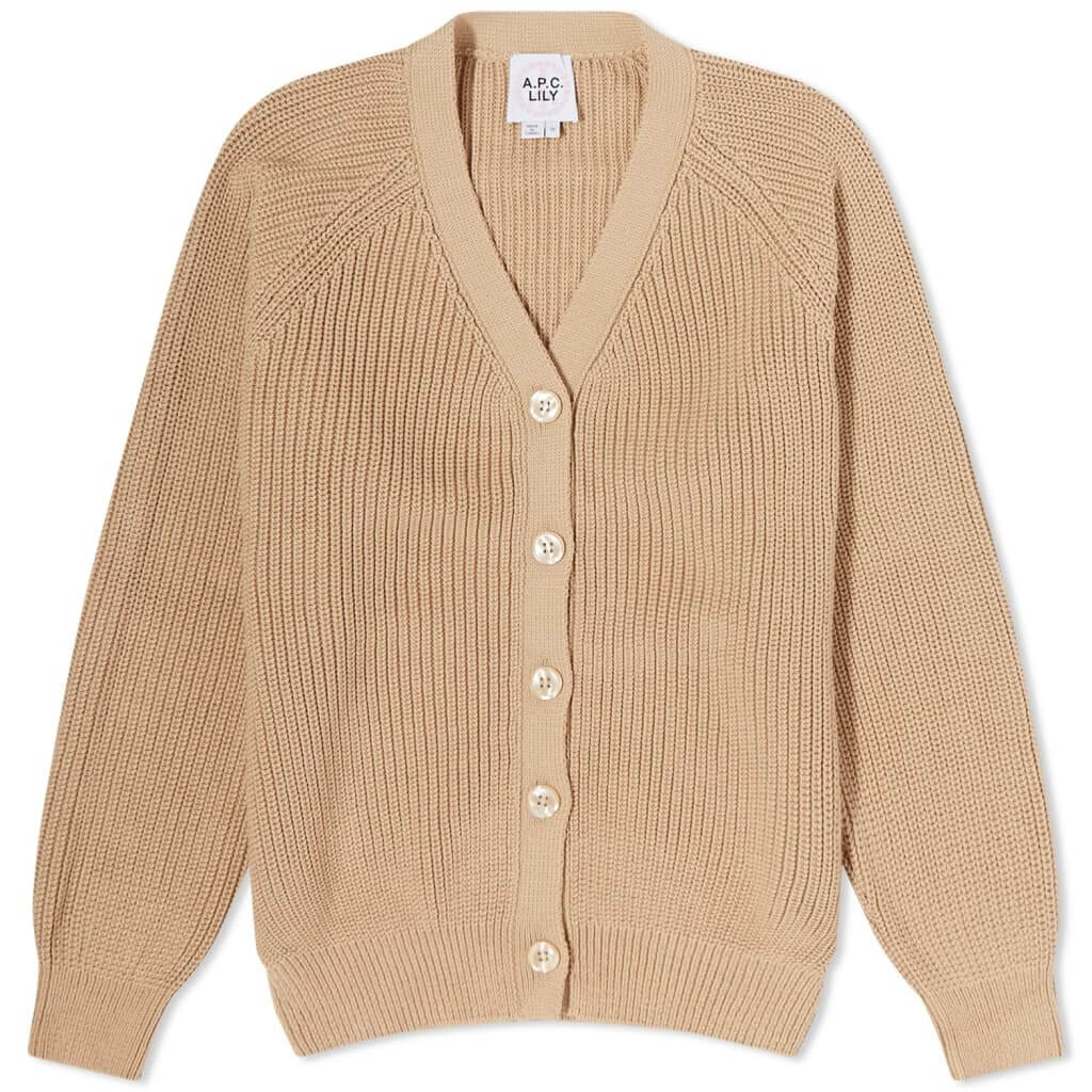 

Кардиган A.P.C. Mo Knit, коричневый