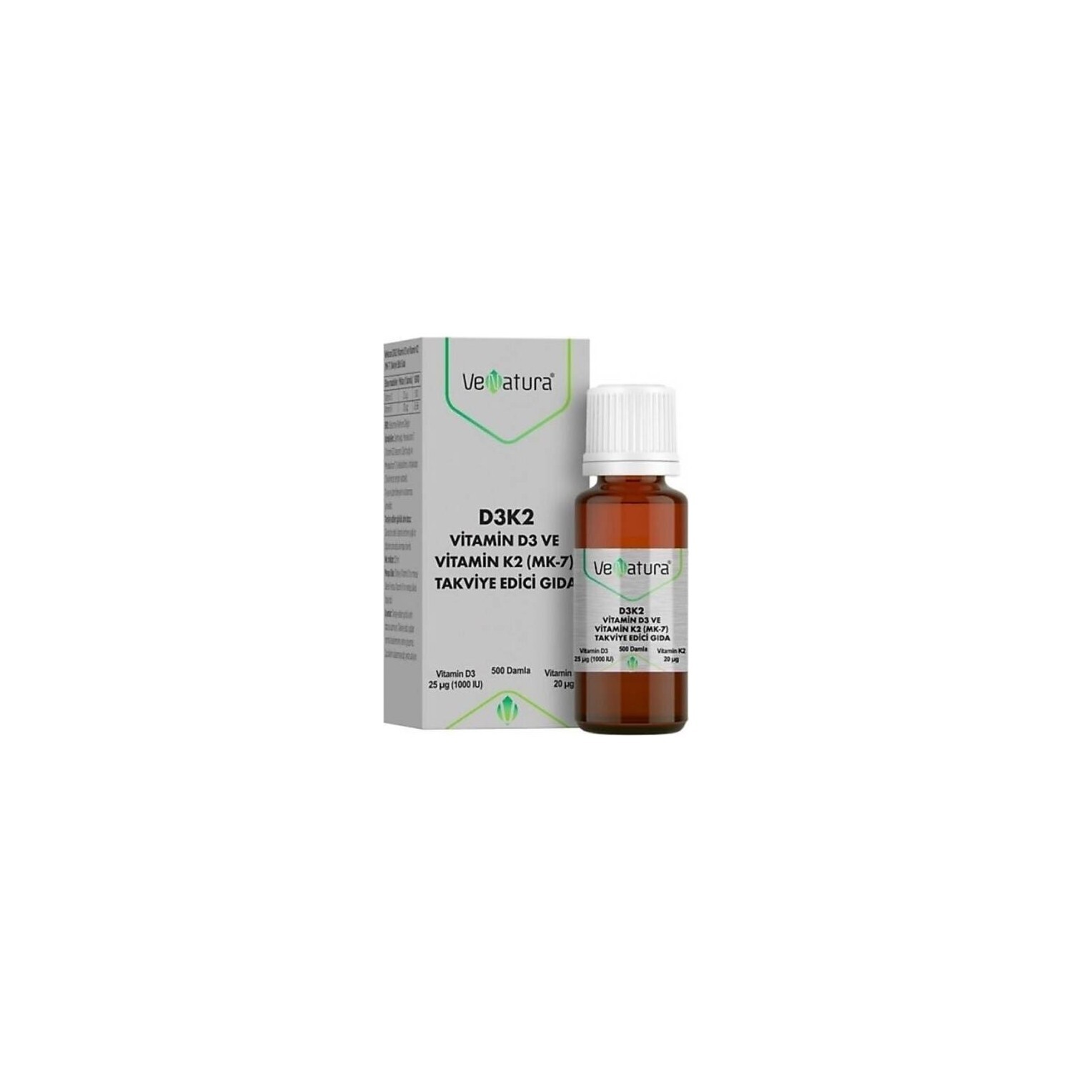 

Venatura Vitamin D3 K2 20ML Drops