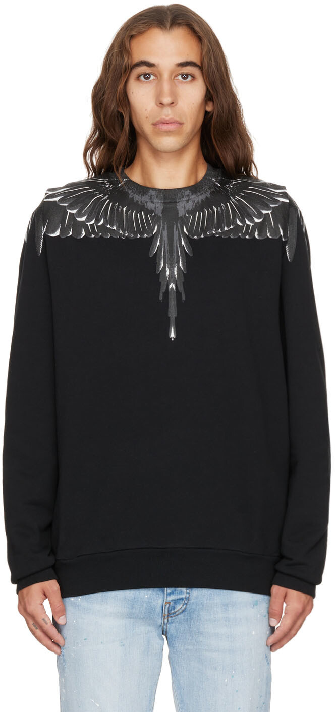 

Черная толстовка Icon Wings Marcelo Burlon County of Milan, Черный