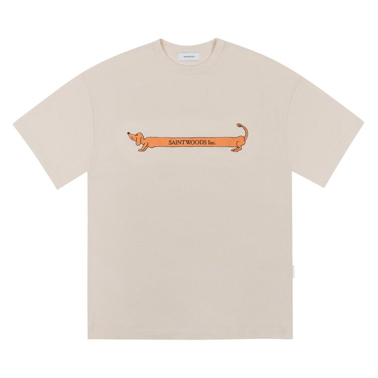 

Футболка Saintwoods Inc. Tee 'Cream', белый