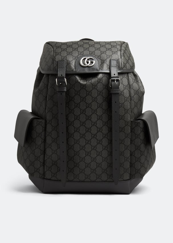 Рюкзак GUCCI Ophidia GG medium backpack, черный цена и фото