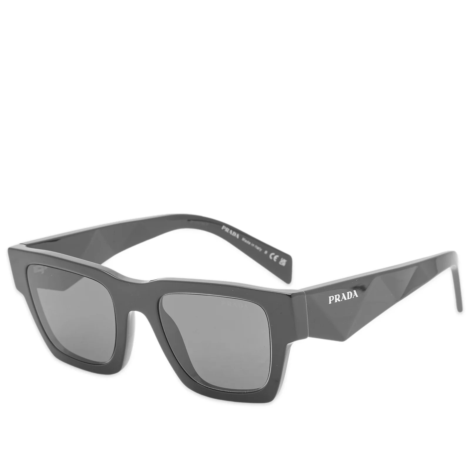 Солнцезащитные очки Prada Eyewear PR A06S, черный/темно-серый